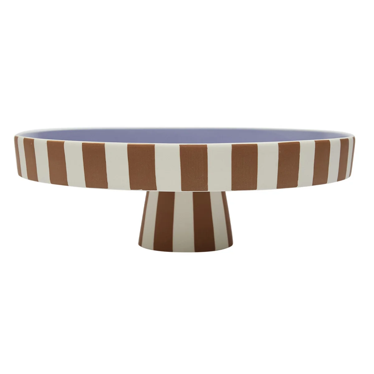 OYOY - Toppu Plateau, Ø 27 x H 9 cm, caramel / lavande OYOY - Toppu Plateau, Ø 27 x H 9 cm, caramel / lavande
