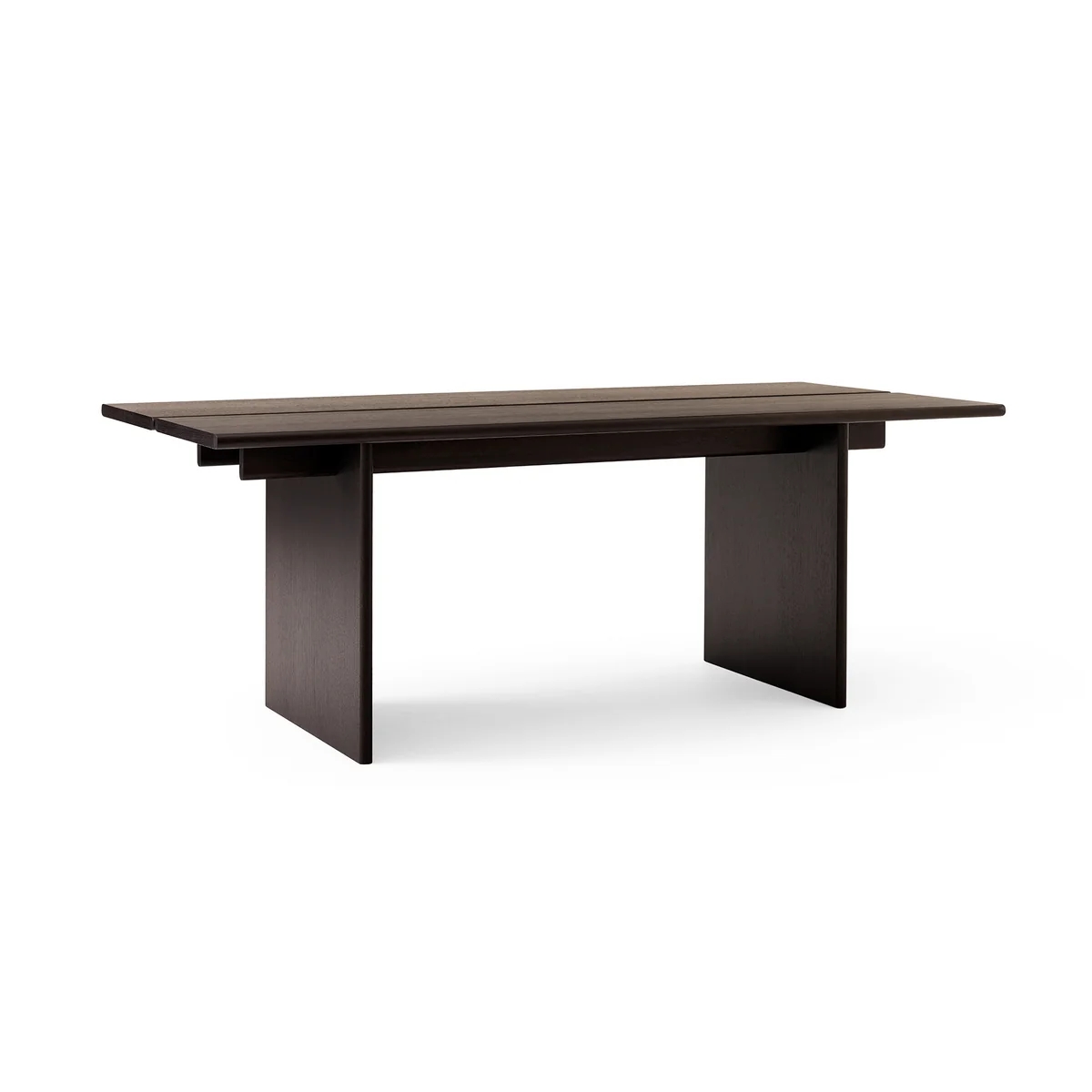 & Tradition - Ita OS1 Table de salle à manger, 200 x 95 cm, chêne teinté foncé & Tradition - Ita OS1 Table de salle à manger, 200 x 95 cm, chêne teinté foncé