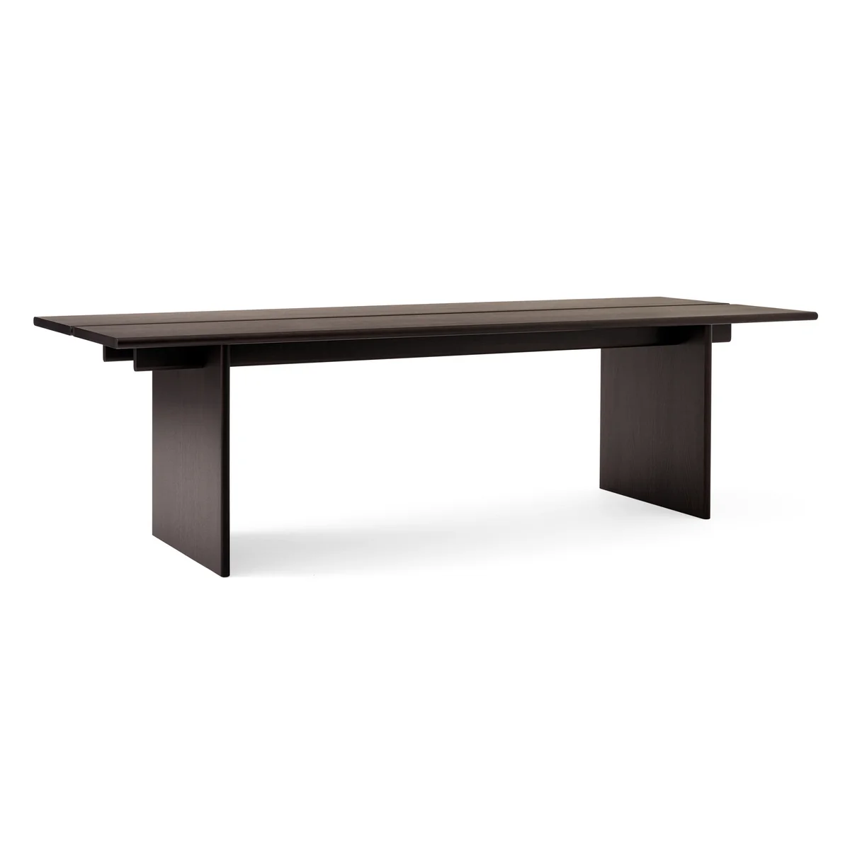 & Tradition - Ita OS2 Table de salle à manger, 260 x 95 cm, chêne teinté foncé & Tradition - Ita OS2 Table de salle à manger, 260 x 95 cm, chêne teinté foncé
