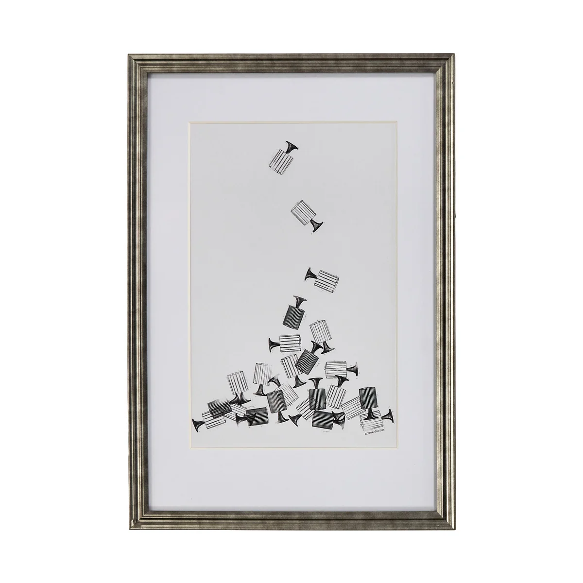 House Doctor - Tableau Amp, 40 x 60 cm, noir / blanc House Doctor - Tableau Amp, 40 x 60 cm, noir / blanc