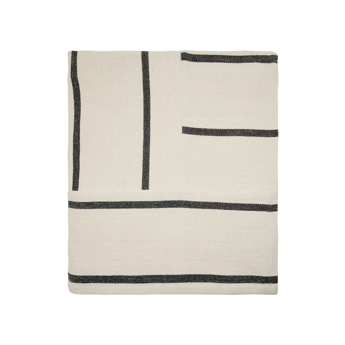 House Doctor - Nula couvre-lit, 250 x 250 cm, marron foncé