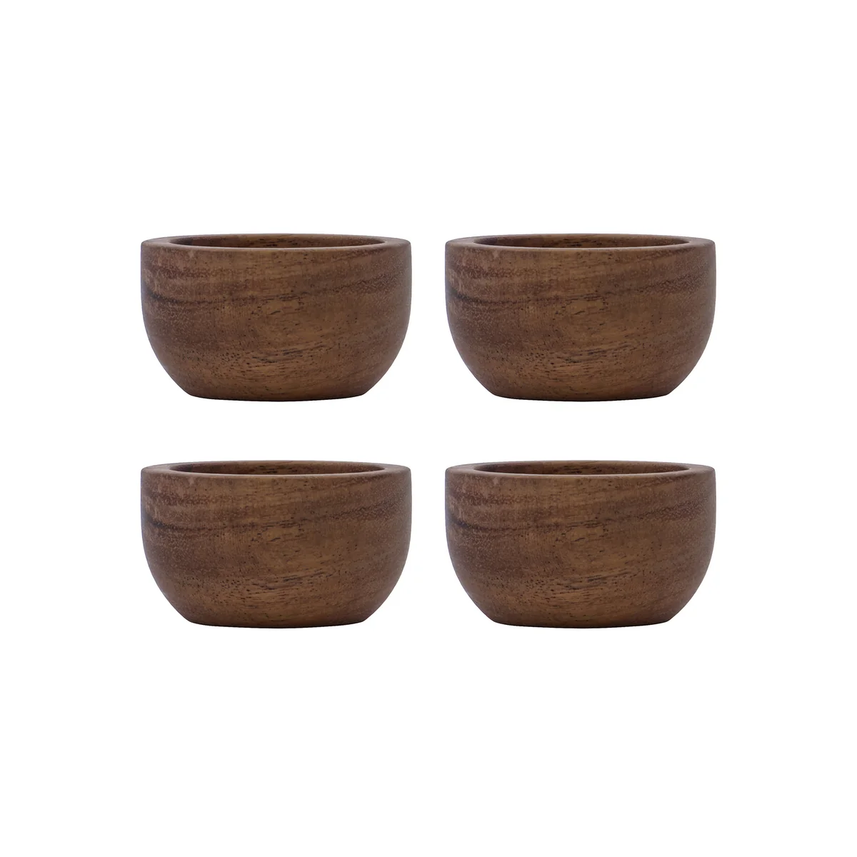 House Doctor - Wood Coquetiers, acacia naturel (set de 4) House Doctor - Wood Coquetiers, acacia naturel (set de 4)