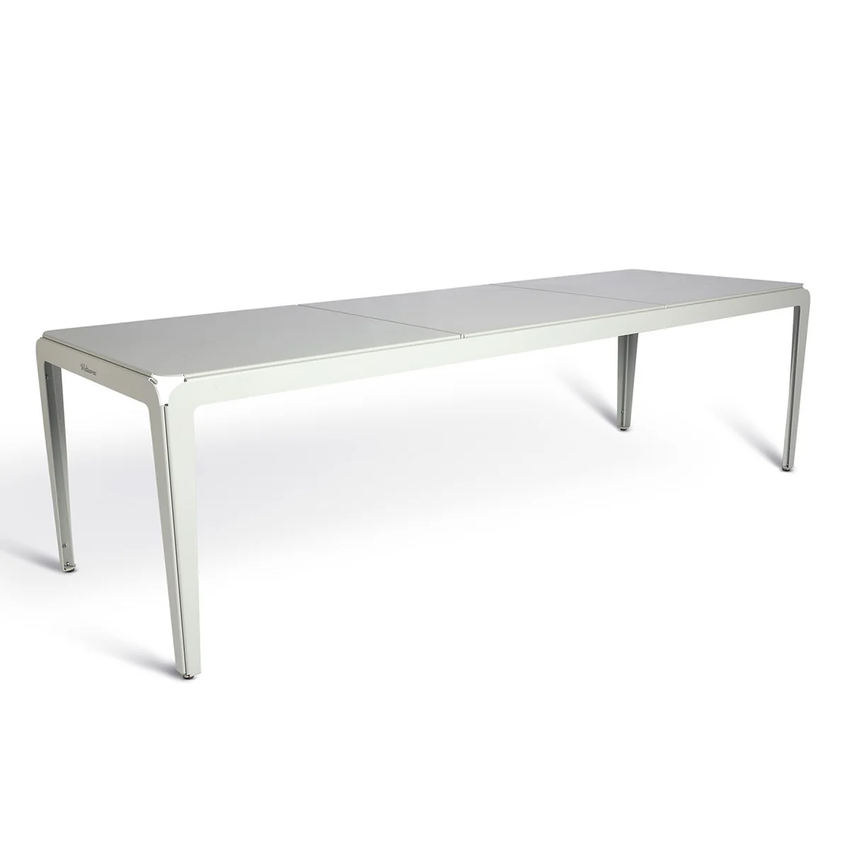Weltevree - Bended Table Table d'extérieur, 270 x 90 cm, gris (RAL 7038) Weltevree - Bended Table Table d'extérieur, 270 x 90 cm, gris (RAL 7038)