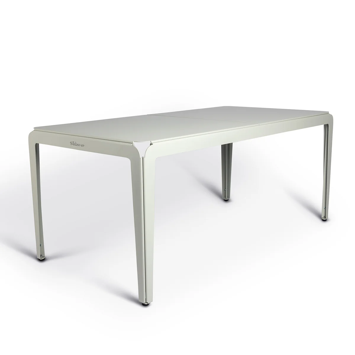 Weltevree - Bended Table Table d'extérieur, 180 x 90 cm, gris (RAL 7038) Weltevree - Bended Table Table d'extérieur, 180 x 90 cm, gris (RAL 7038)