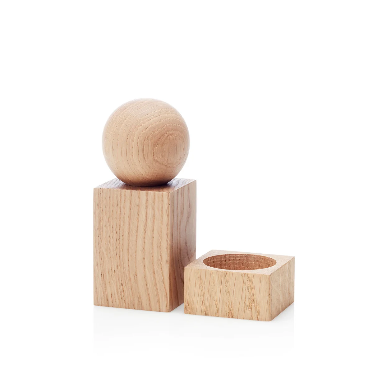 applicata - Twist salière et poivrière, chêne