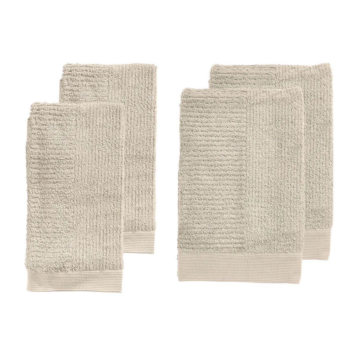 Zone Denmark - Serviette de bain Classic , sable (set de 4)