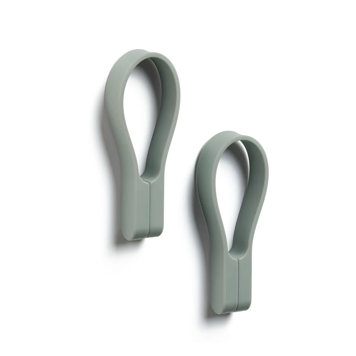 Zone Denmark - Loop Porte-serviettes magnétique, matcha green (set de 2) Zone Denmark - Loop Porte-serviettes magnétique, matcha green (set de 2)