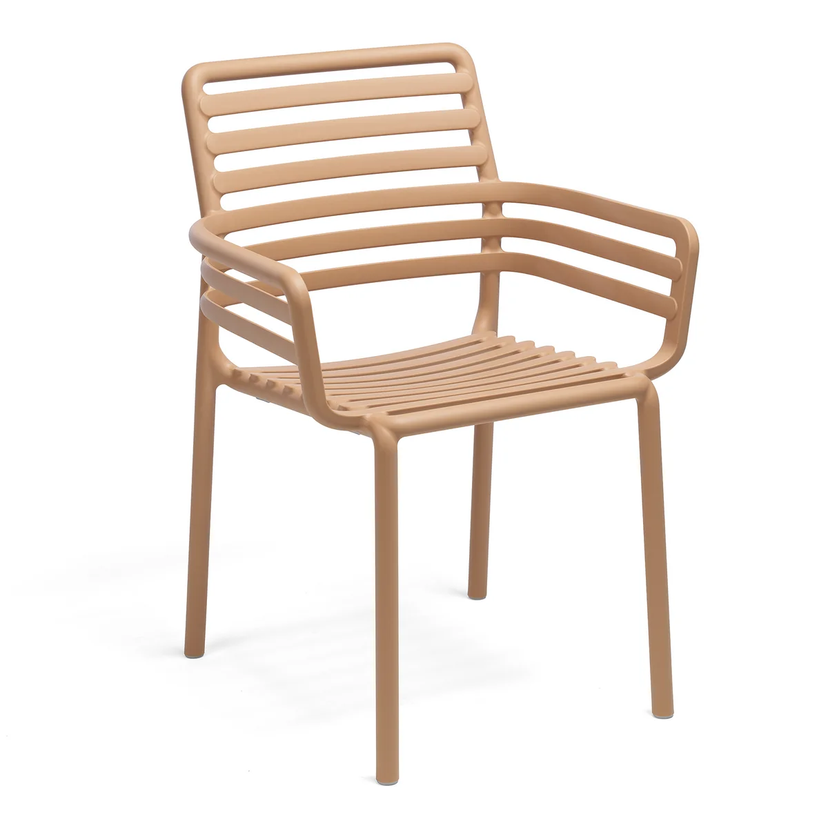 Nardi - Doga Chaise avec accoudoirs, cappuccino Nardi - Doga Chaise avec accoudoirs, cappuccino