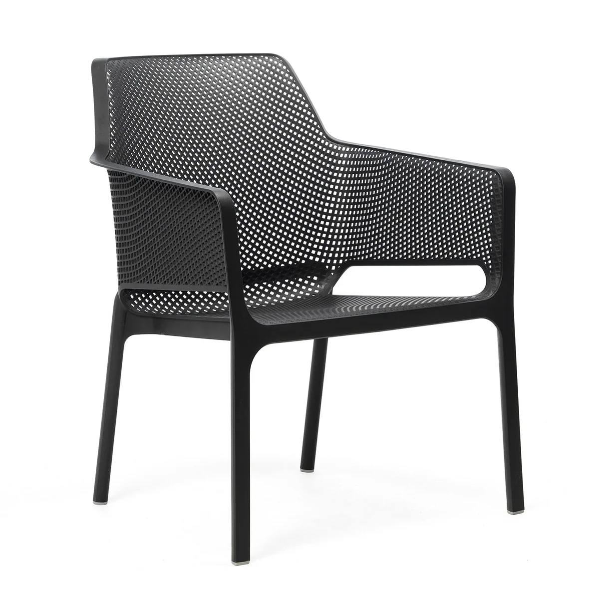 Nardi - Net Relax Chaise avec accoudoirs, anthracite