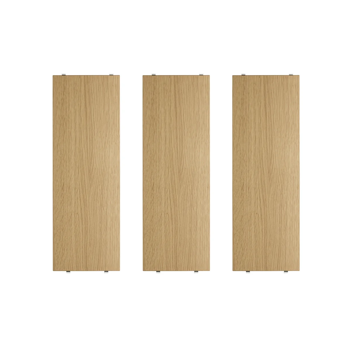 String - Étagère 58 x 20 cm (paquet de 3), Chêne String - Étagère 58 x 20 cm (paquet de 3), Chêne