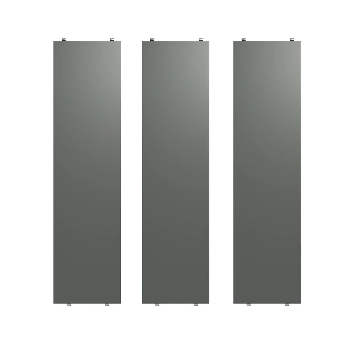 String - Étagère 78 x 20 cm (pack de 3), gris foncé String - Étagère 78 x 20 cm (pack de 3), gris foncé