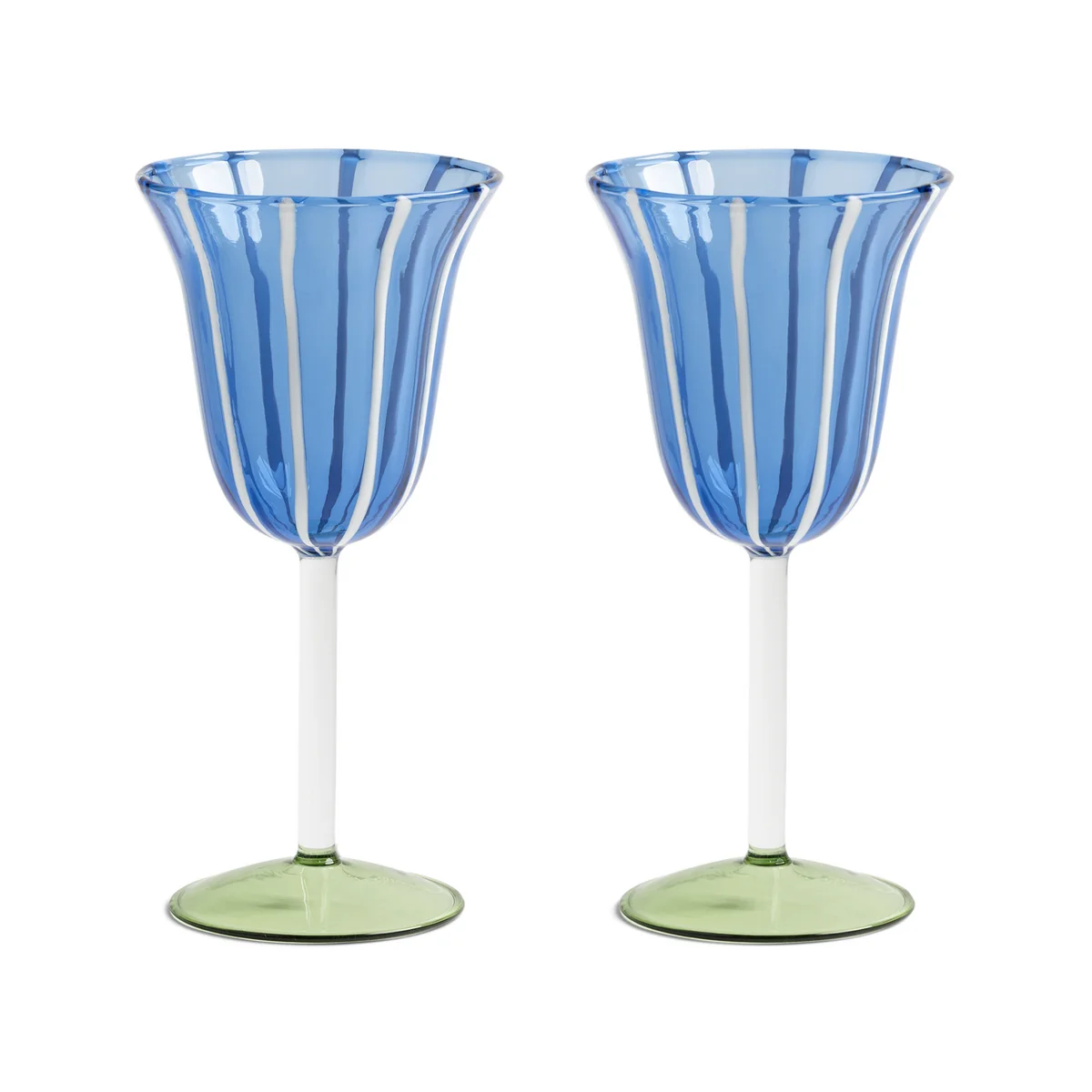 & klevering - Eve verre à vin 180 ml, bleu (set de 2) & klevering - Eve verre à vin 180 ml, bleu (set de 2)
