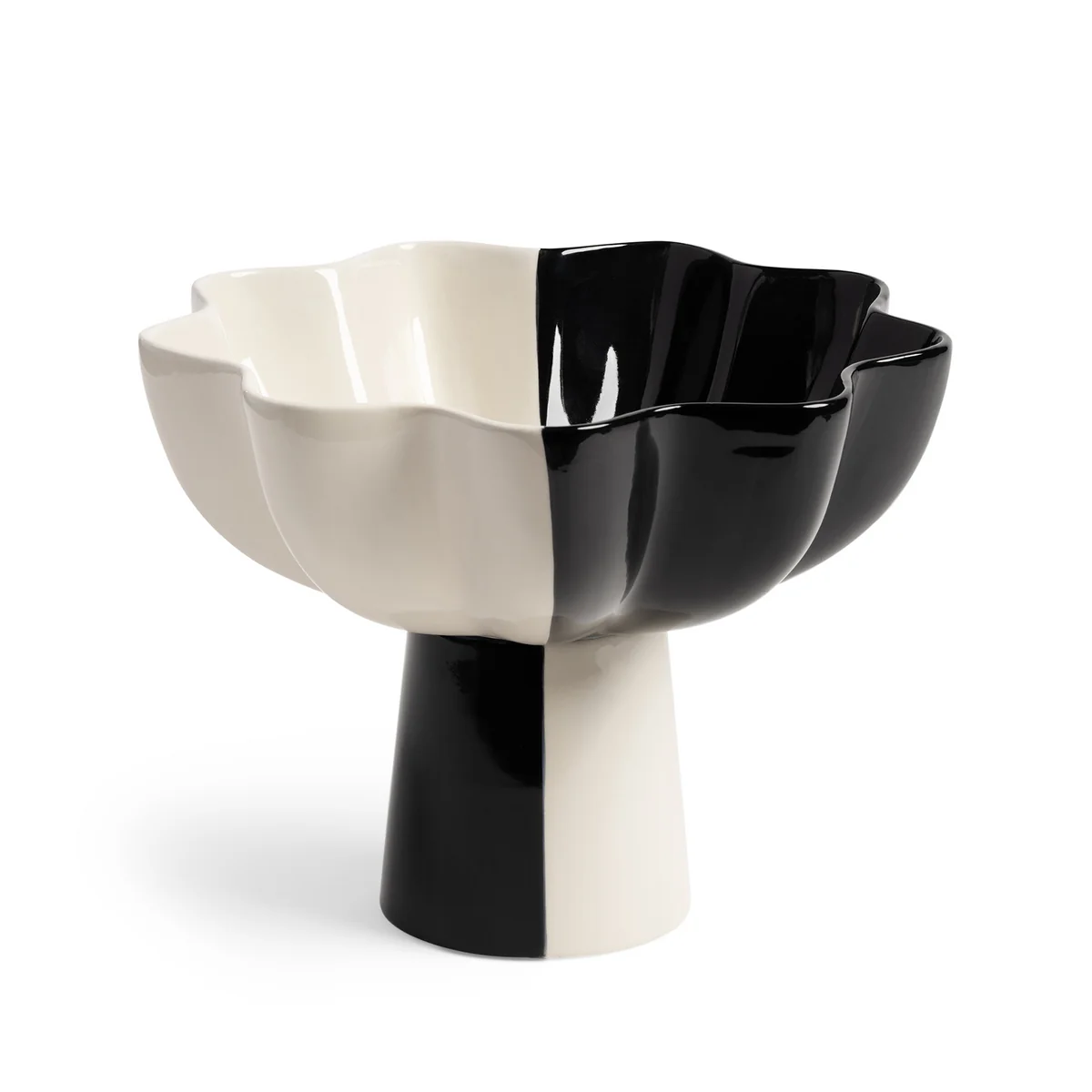 & klevering - Sun Coupe Ø 24,5 cm, noir / blanc & klevering - Sun Coupe Ø 24,5 cm, noir / blanc