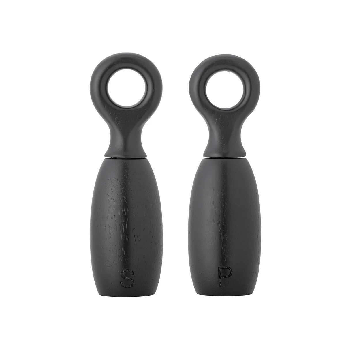 Bloomingville - Martim Moulin à sel et à poivre, noir (lot de 2)