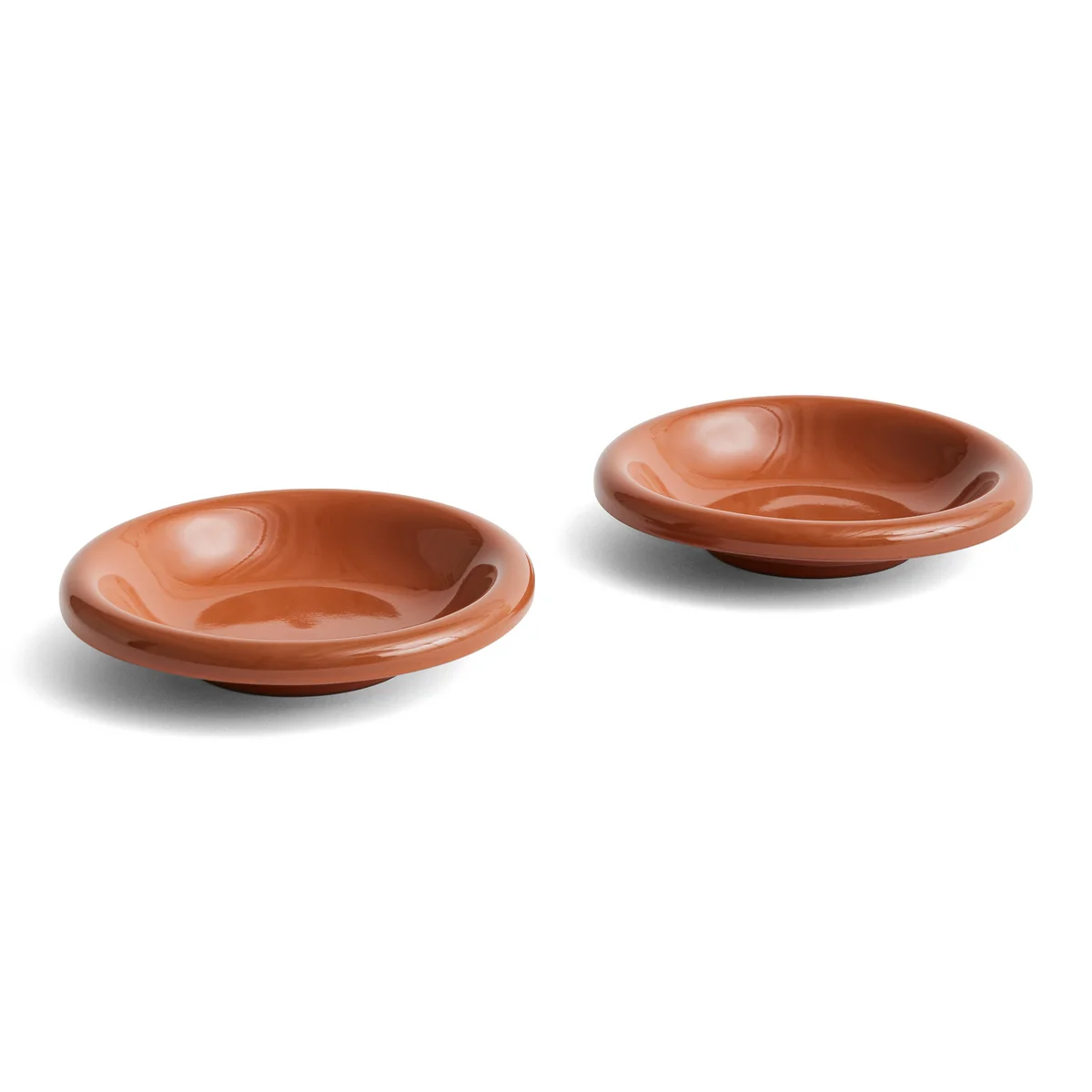 HAY - Barro Coupe Ø 20 cm, marron (set de 2) HAY - Barro Coupe Ø 20 cm, marron (set de 2)