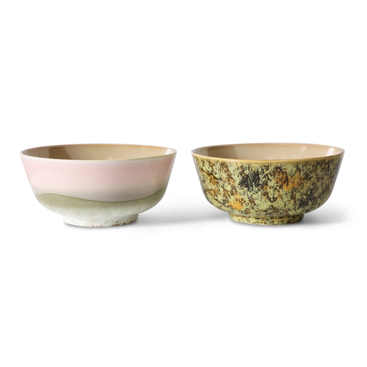 HKliving - 70's Bol Ramen, Ø 19 cm, ascend (set de 2) HKliving - 70's Bol Ramen, Ø 19 cm, ascend (set de 2)