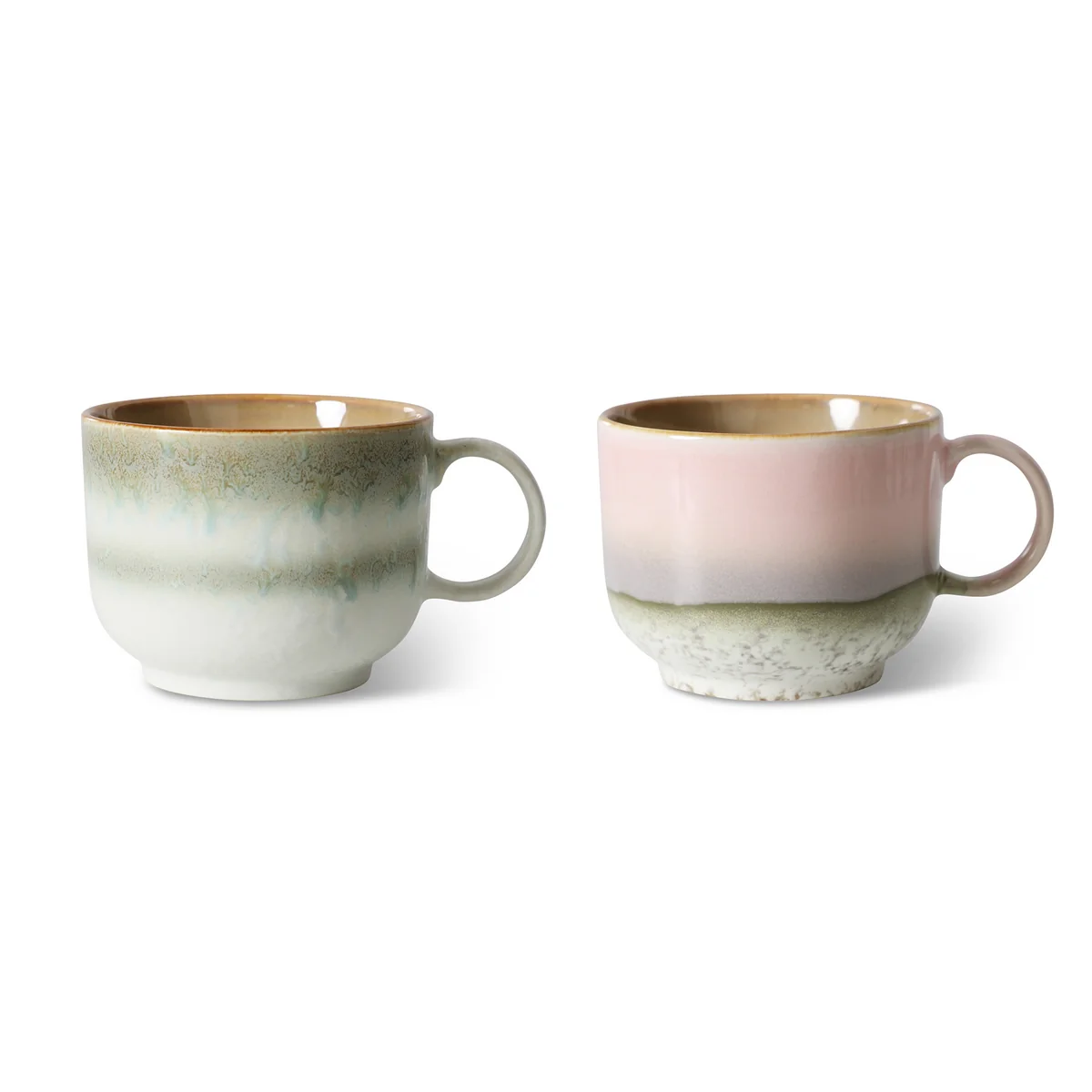 HKliving - 70's Tasse à thé, 425 ml, nova (set de 2)