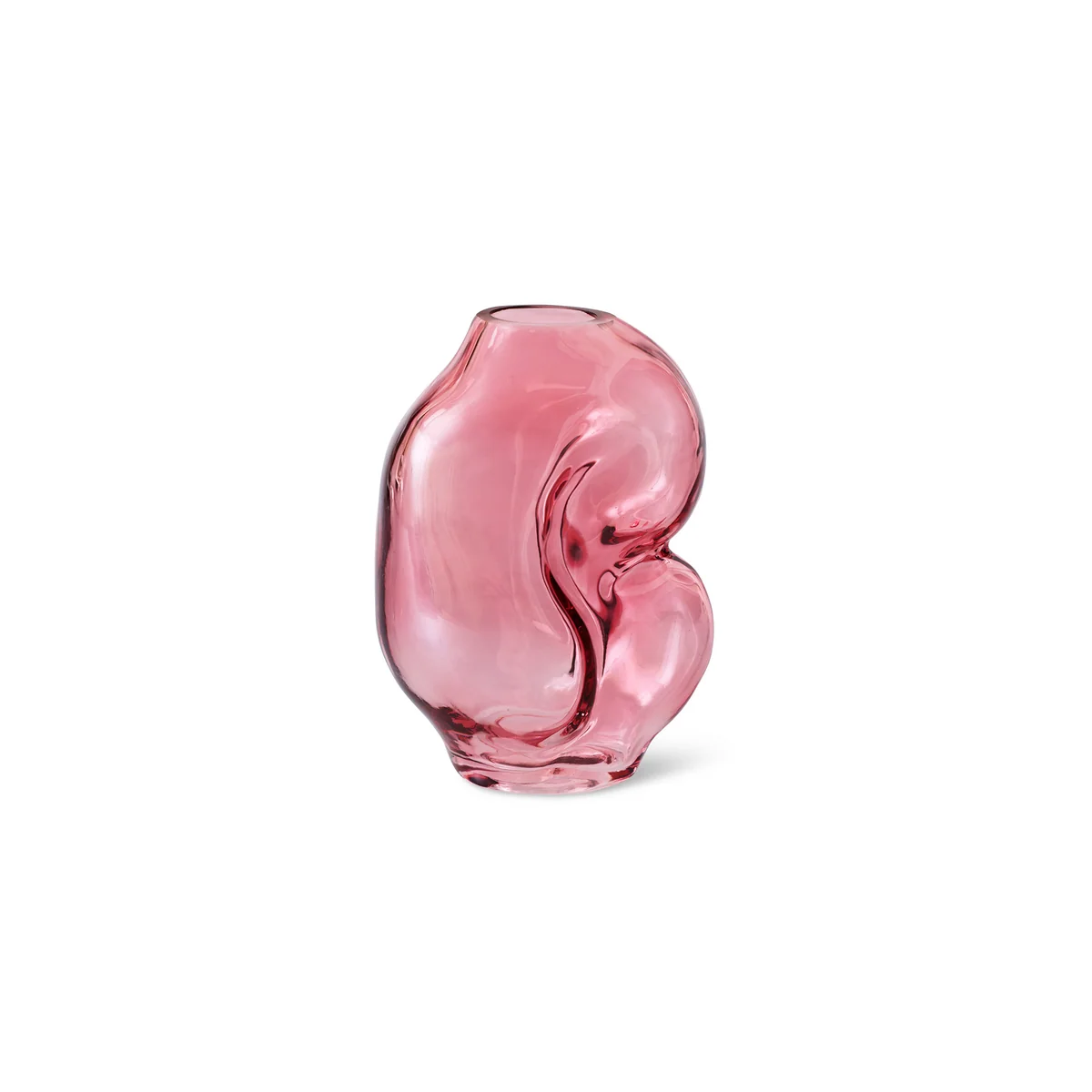 HKliving - GleamVase en verre petit, rose HKliving - GleamVase en verre petit, rose