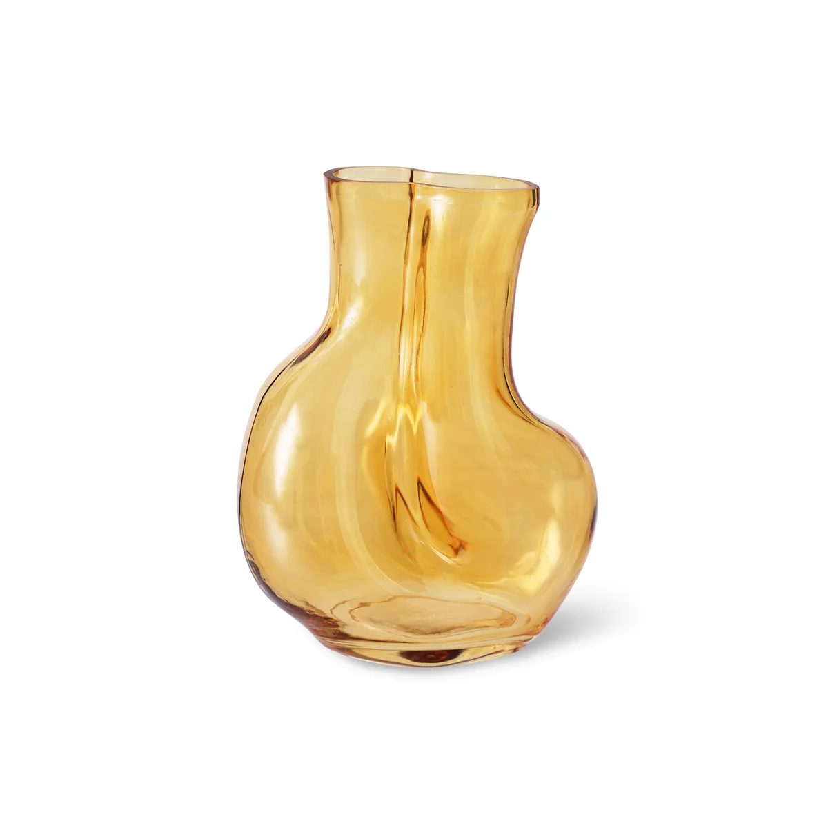 HKliving - Gleam Vase en verre, ambre HKliving - Gleam Vase en verre, ambre