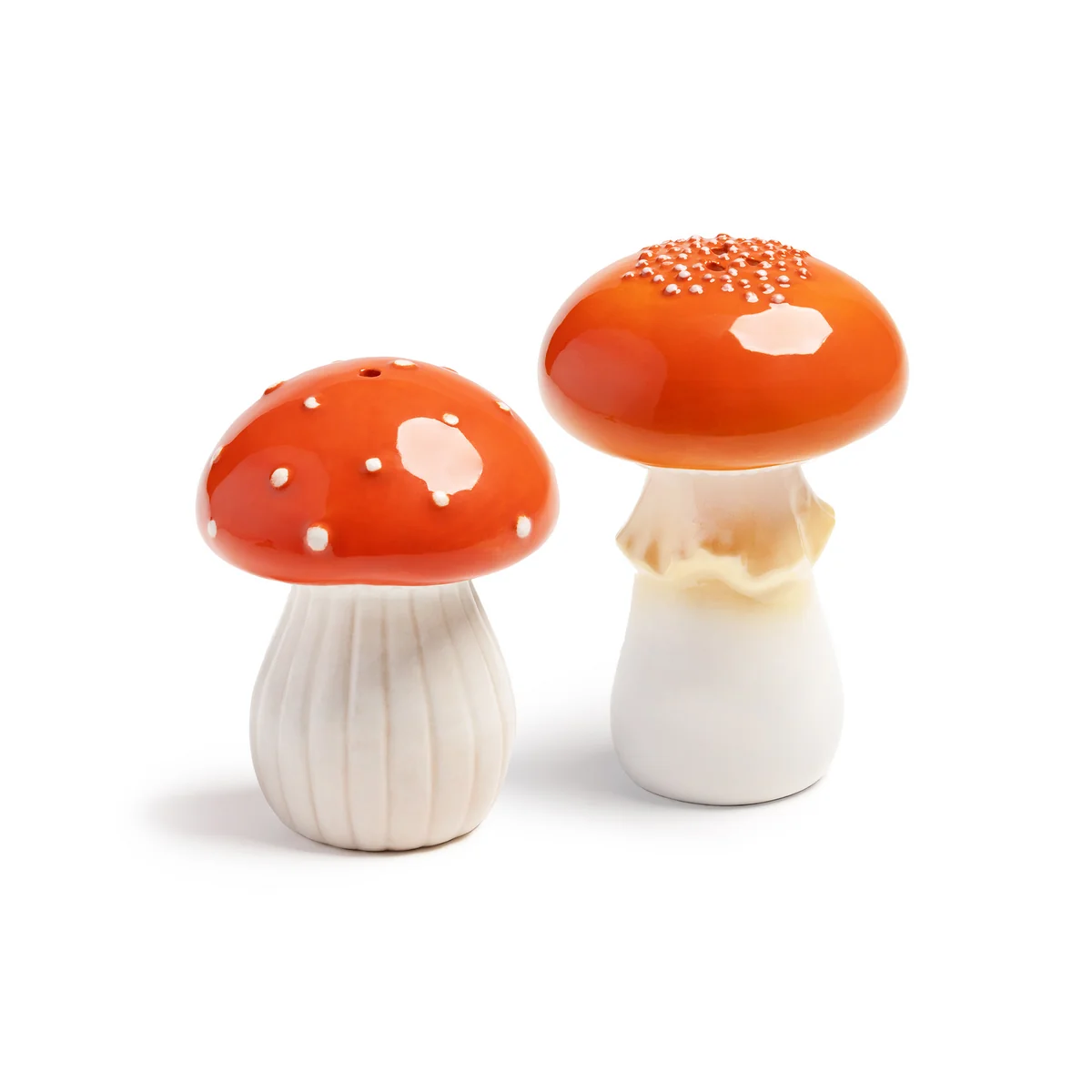 & klevering - Salière et poivrière, Mushroom, rouge / blanc & klevering - Salière et poivrière, Mushroom, rouge / blanc