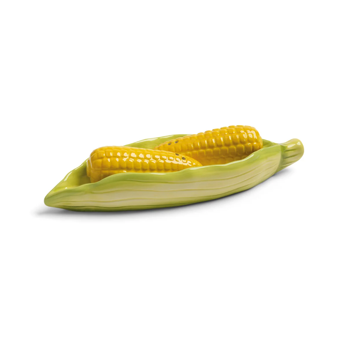 & klevering - Salière et poivrière, Corn, jaune / vert & klevering - Salière et poivrière, Corn, jaune / vert