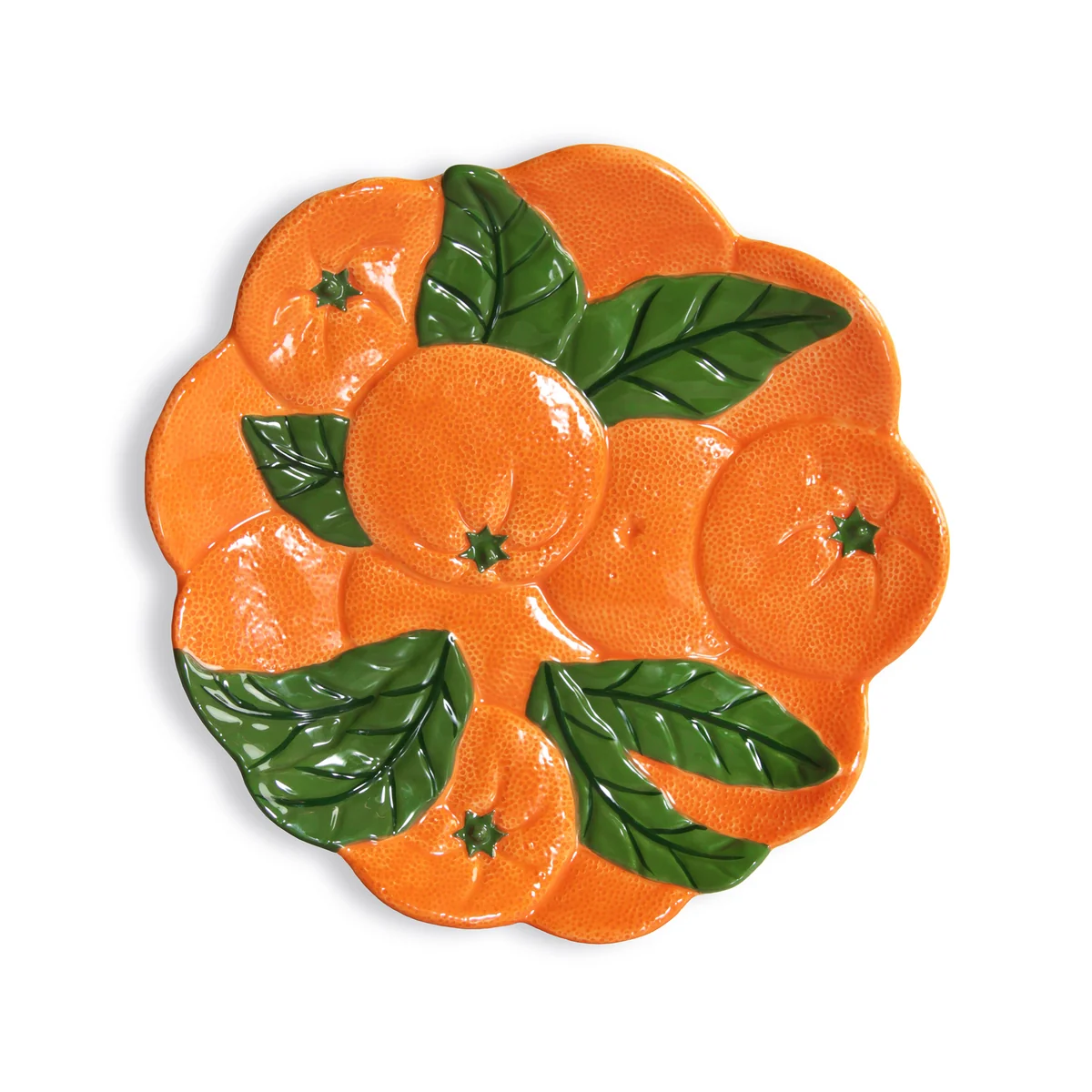 & klevering - Plateau de service orange, Ø 23,5 cm, orange & klevering - Plateau de service orange, Ø 23,5 cm, orange