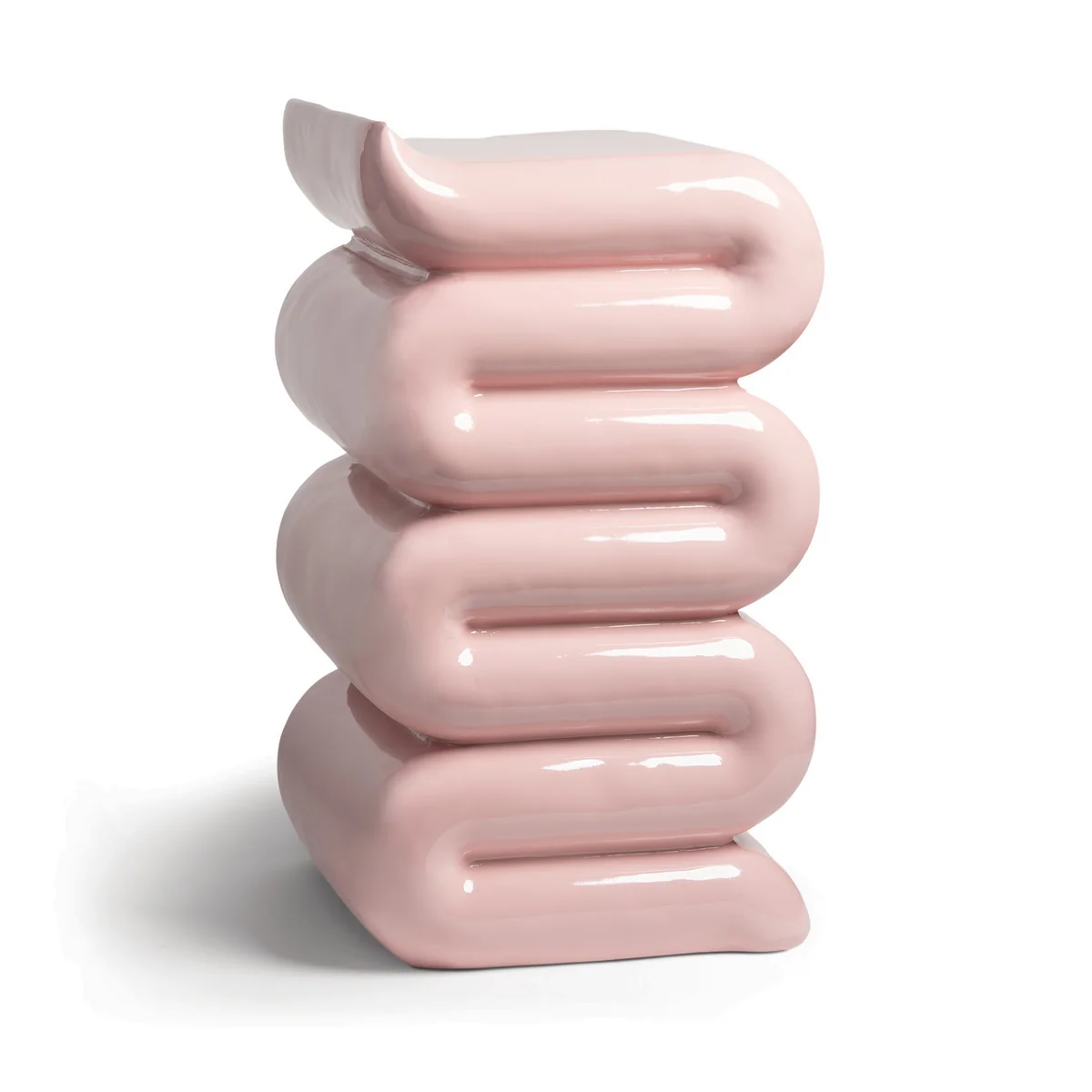 & klevering - Pillar Whip Table d'appoint, H 62 cm, rose & klevering - Pillar Whip Table d'appoint, H 62 cm, rose