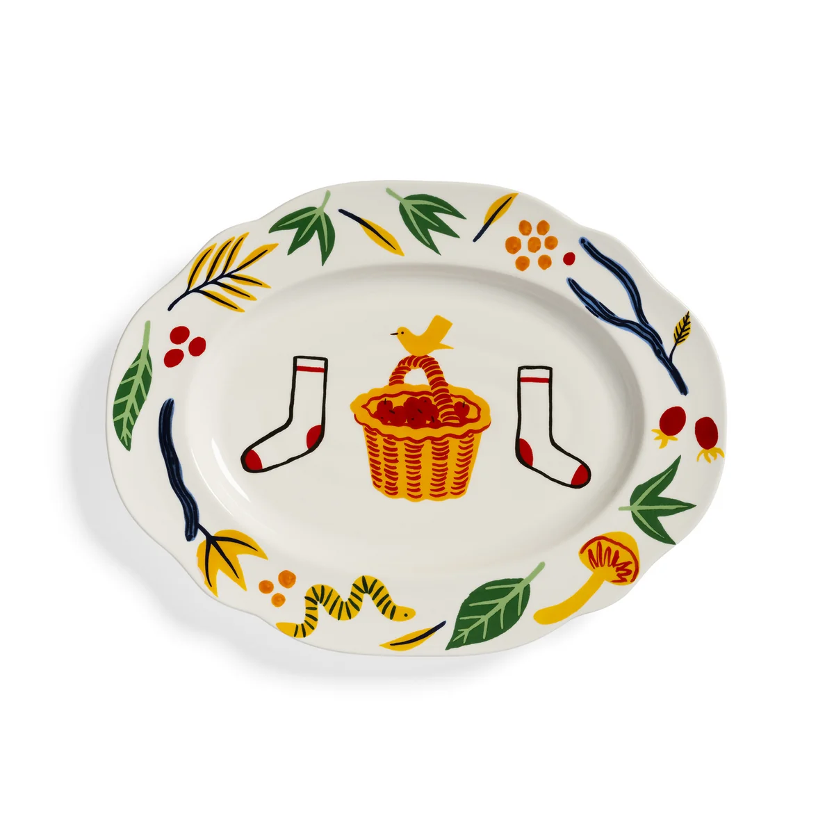 & klevering - Haines plat de service, 26,5 x 35 cm, multicolore & klevering - Haines plat de service, 26,5 x 35 cm, multicolore