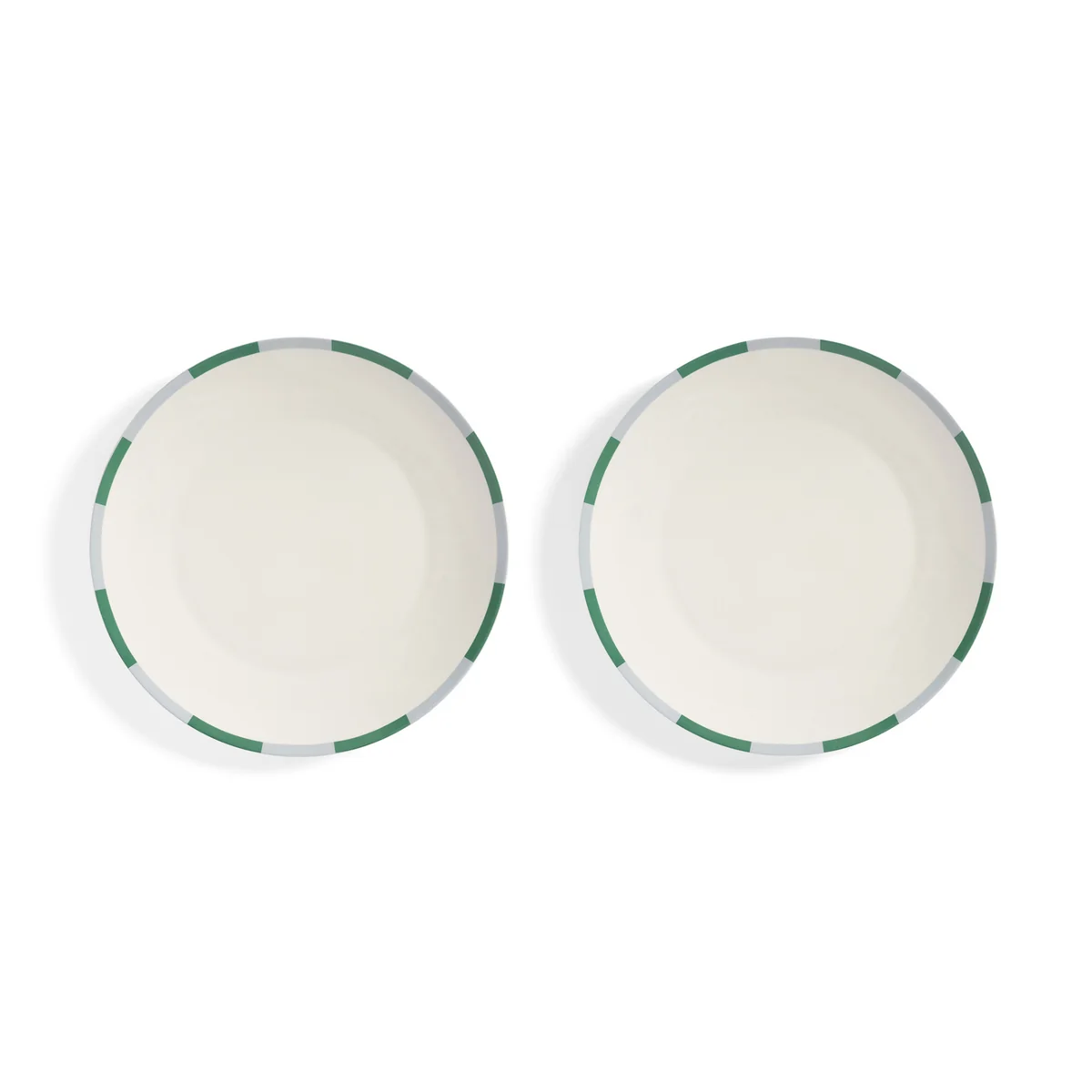 & klevering - Bliss Assiette, Ø 27 cm, vert (set de 2) & klevering - Bliss Assiette, Ø 27 cm, vert (set de 2)