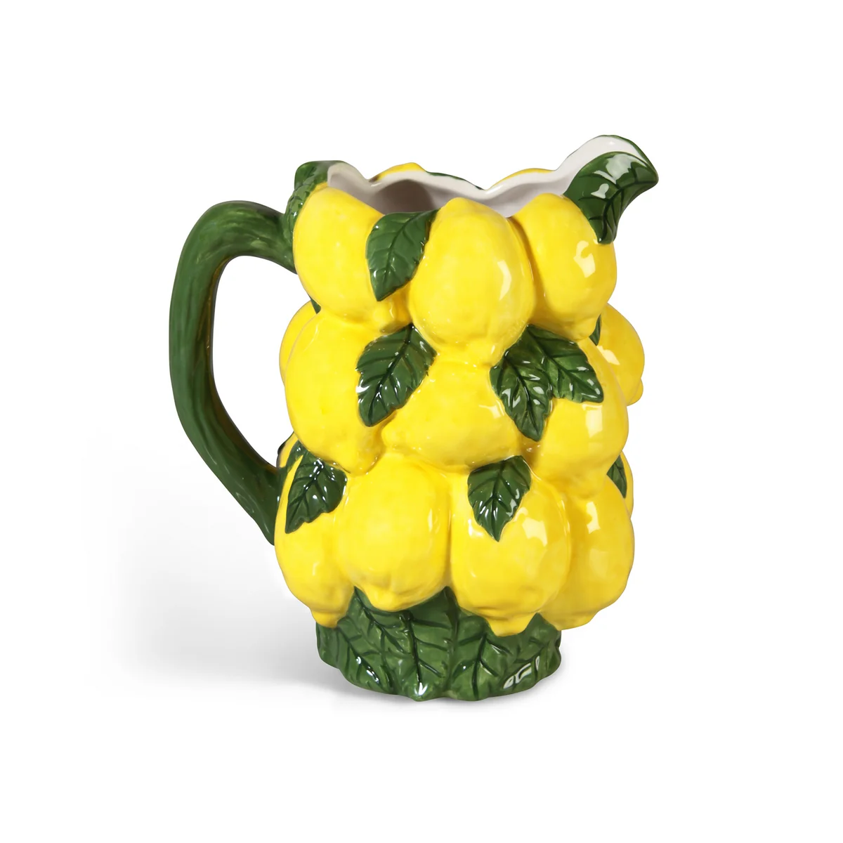 & klevering - Pichet citron, H 20,5 cm, jaune / vert & klevering - Pichet citron, H 20,5 cm, jaune / vert