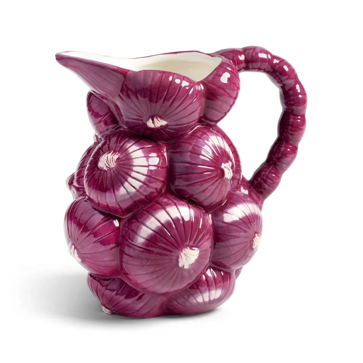 & klevering - Legume pichet, oignon, 1 L, violet / blanc