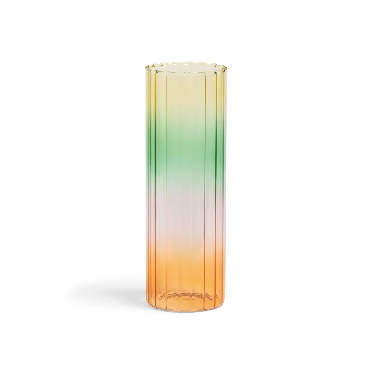 & klevering - Gradient Vase 24 x Ø 8 cm, multicolore