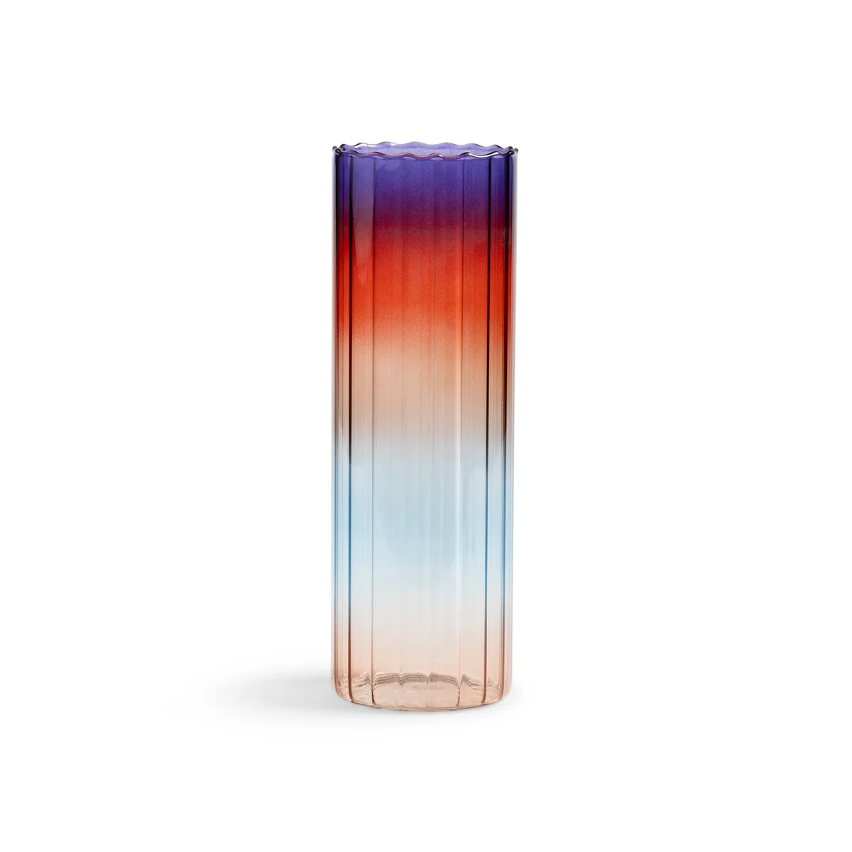 & klevering - Gradient Evening Vase 24 x Ø 8 cm, multicolore & klevering - Gradient Evening Vase 24 x Ø 8 cm, multicolore