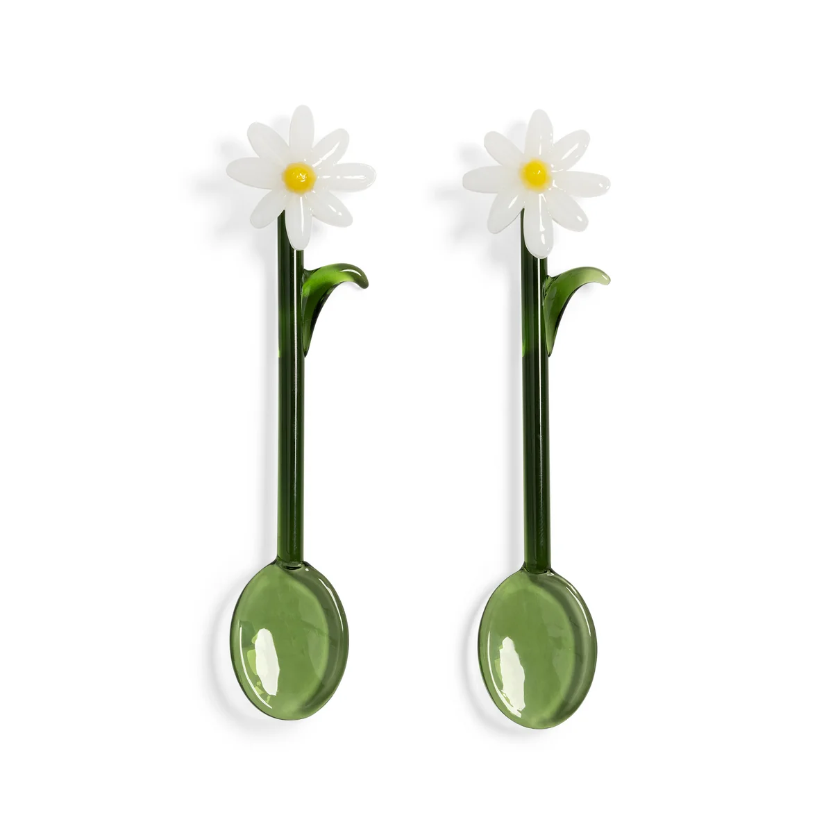 & klevering - Flora Cuillère, blanc (set de 2)