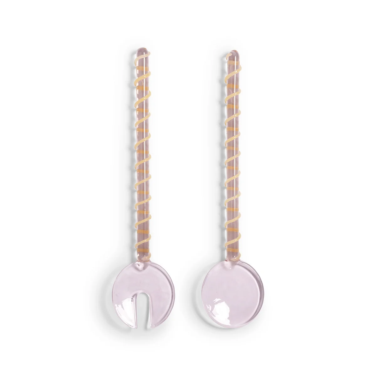 & klevering - Couverts à salade Sling, rose & klevering - Couverts à salade Sling, rose