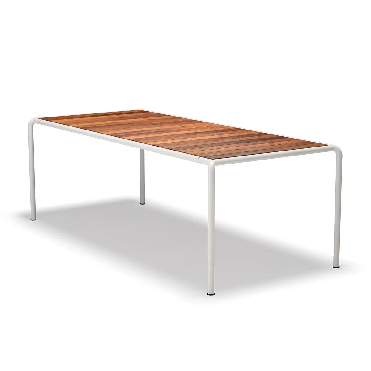 HOUE - Table à manger AVANTI, 222 x 98 cm, frêne / blanc mat
