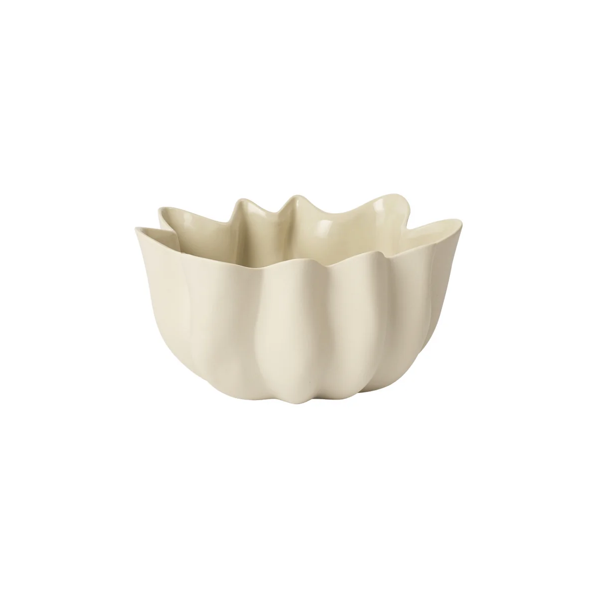 Ferm Living - Nium bol, Ø 22 cm, blanc cassé Ferm Living - Nium bol, Ø 22 cm, blanc cassé