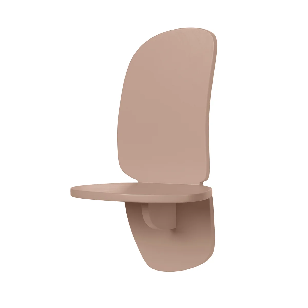 Ferm Living - Pilu Tablette murale, H 40 cm, rose Ferm Living - Pilu Tablette murale, H 40 cm, rose