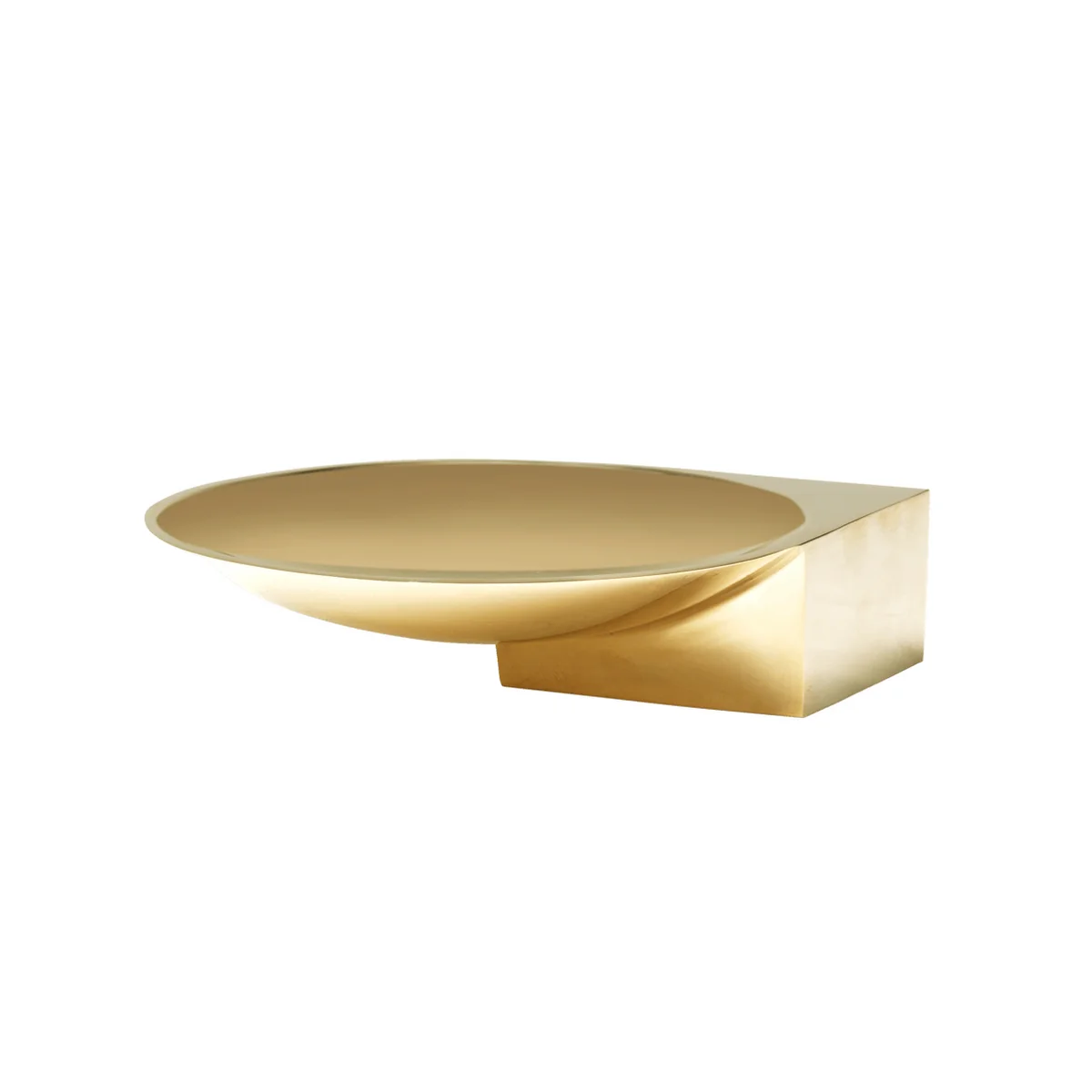 Ferm Living - Santany Coupelle décorative, Ø 14 x H 3,7 cm, laiton Ferm Living - Santany Coupelle décorative, Ø 14 x H 3,7 cm, laiton