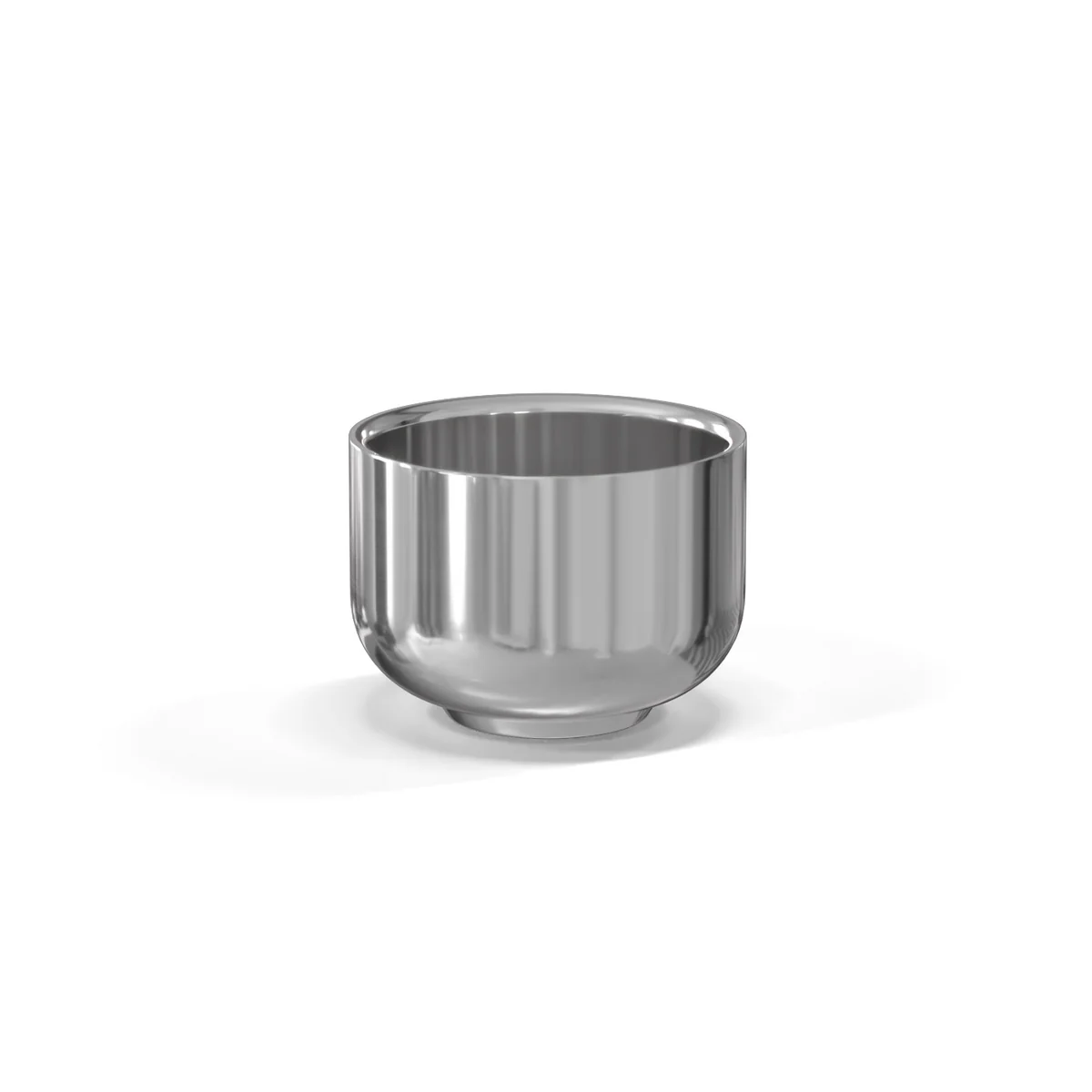 Nichba Design - Tasse à expresso isotherme, Ø 7 x 5 cm, acier inoxydable
