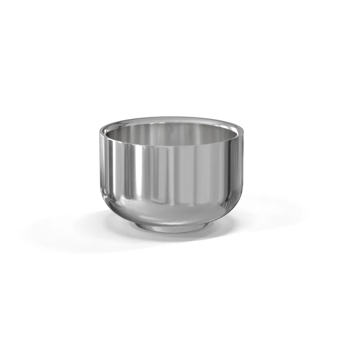 Nichba Design - Tasse à expresso isotherme, Ø 8 x 5,5 cm, acier inoxydable