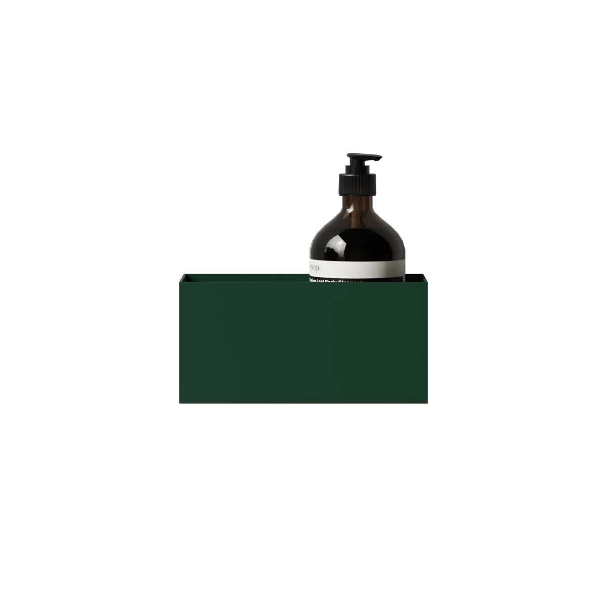 Nichba Design - Tablette murale, L 20 cm, vert mousse
