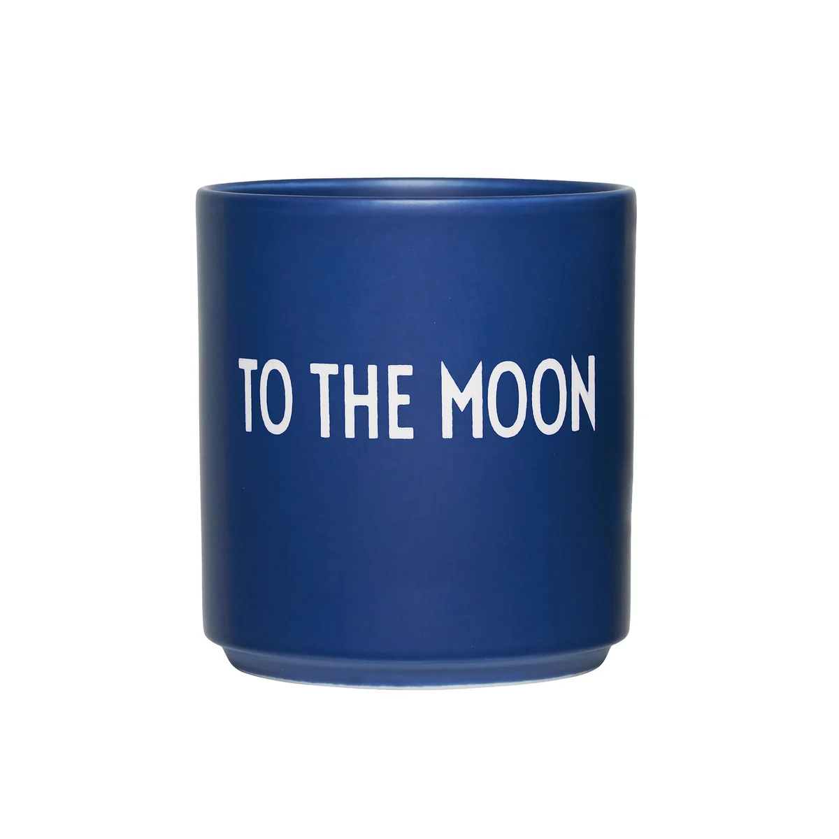 Design Letters - AJ Favourite Tasse en porcelaine, To the Moon / midnight blue Design Letters - AJ Favourite Tasse en porcelaine, To the Moon / midnight blue