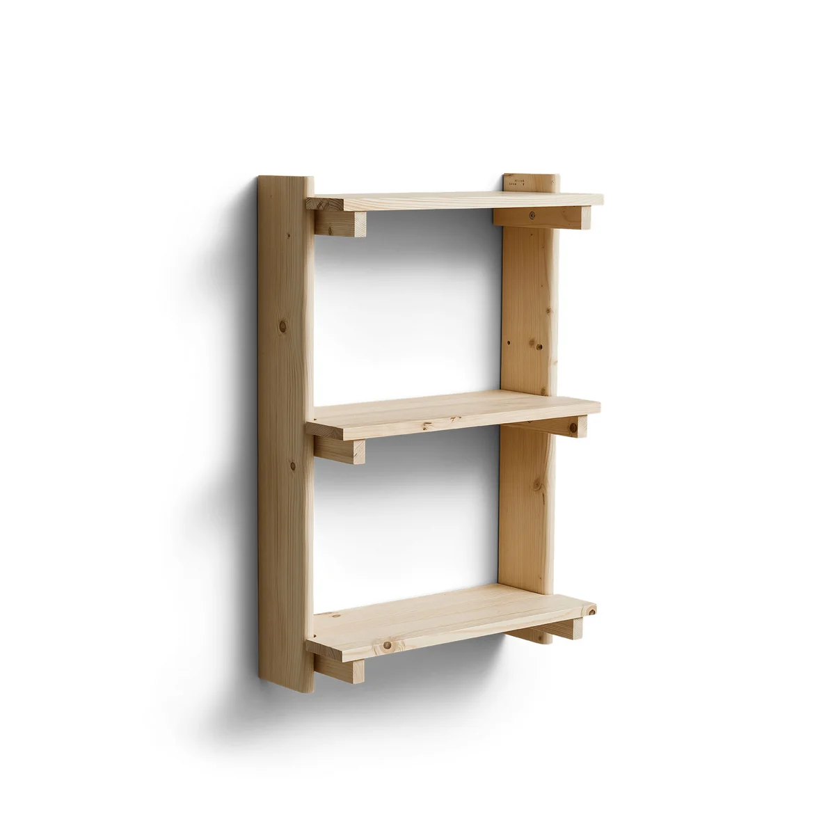 Form & Refine - Beam 3 étagère murale, 60 x 90,5 cm, pin laqué mat Form & Refine - Beam 3 étagère murale, 60 x 90,5 cm, pin laqué mat