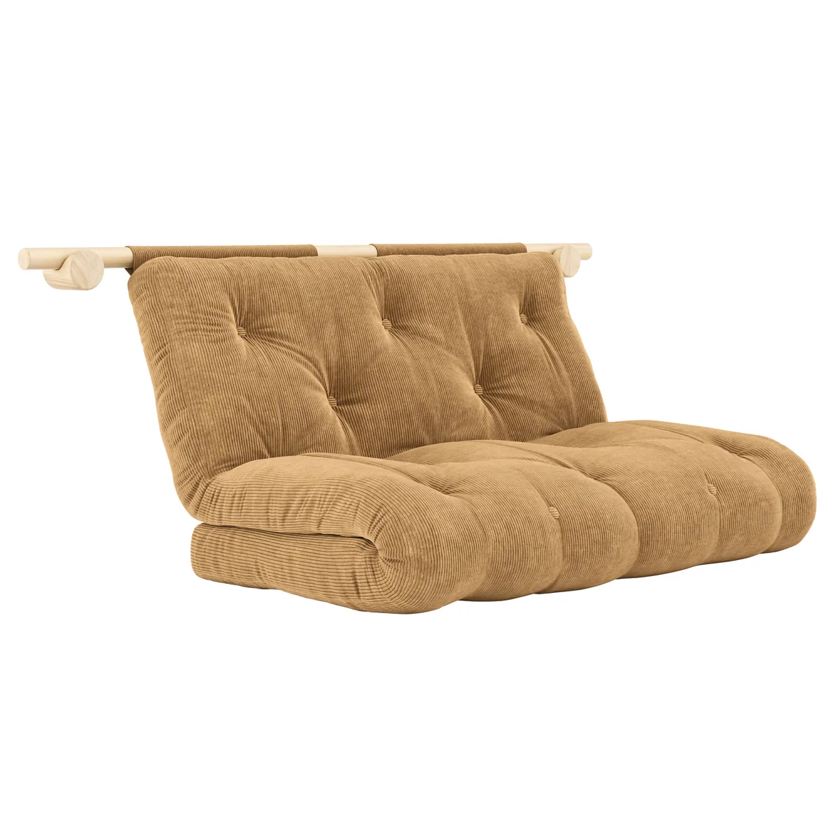 Karup - Hooked 135 Lit-canapé avec matelas Bravo 135 x 200 cm, fudge brown Karup - Hooked 135 Lit-canapé avec matelas Bravo 135 x 200 cm, fudge brown