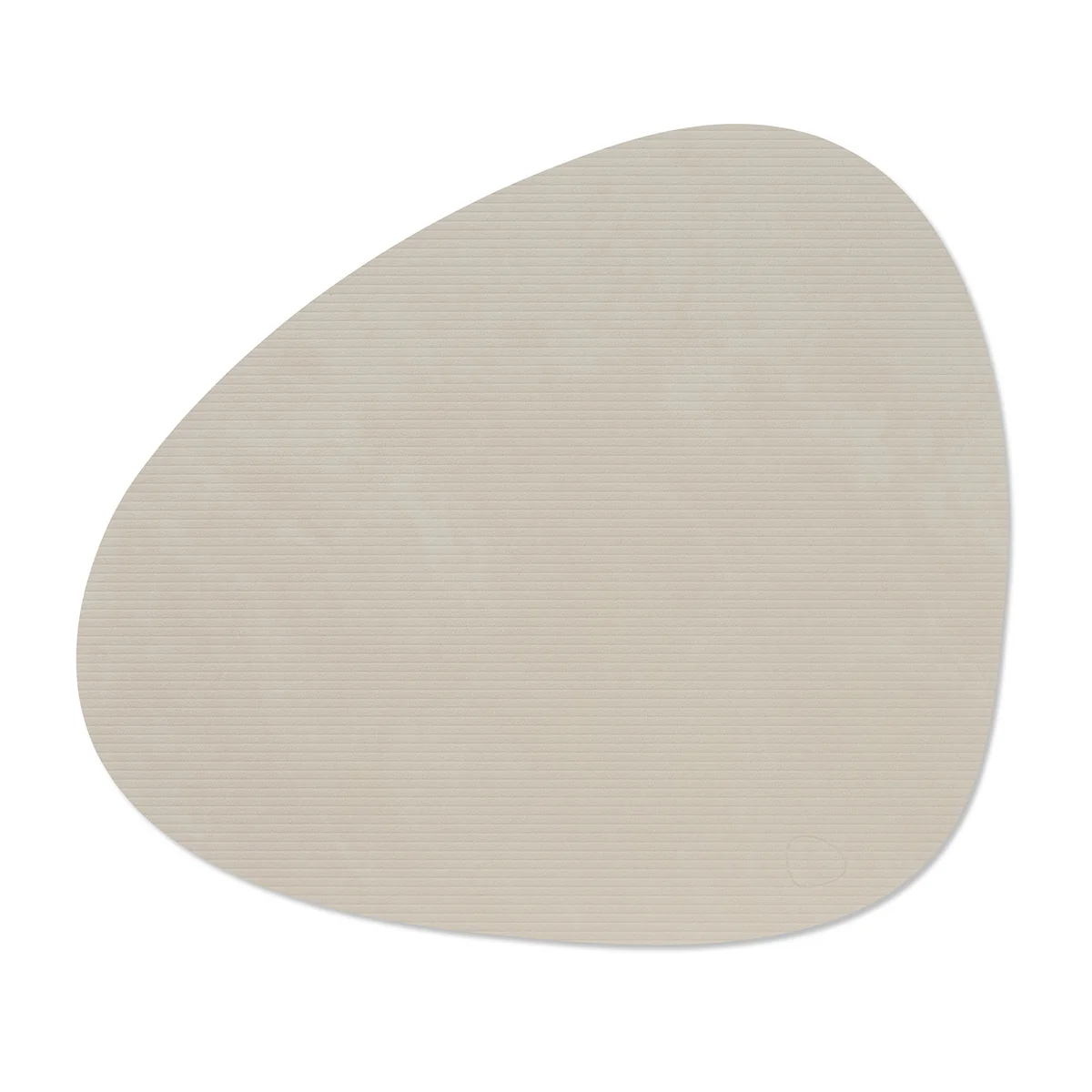 Lind DNA - Set de table Curve L , Corduroy oyster blanc