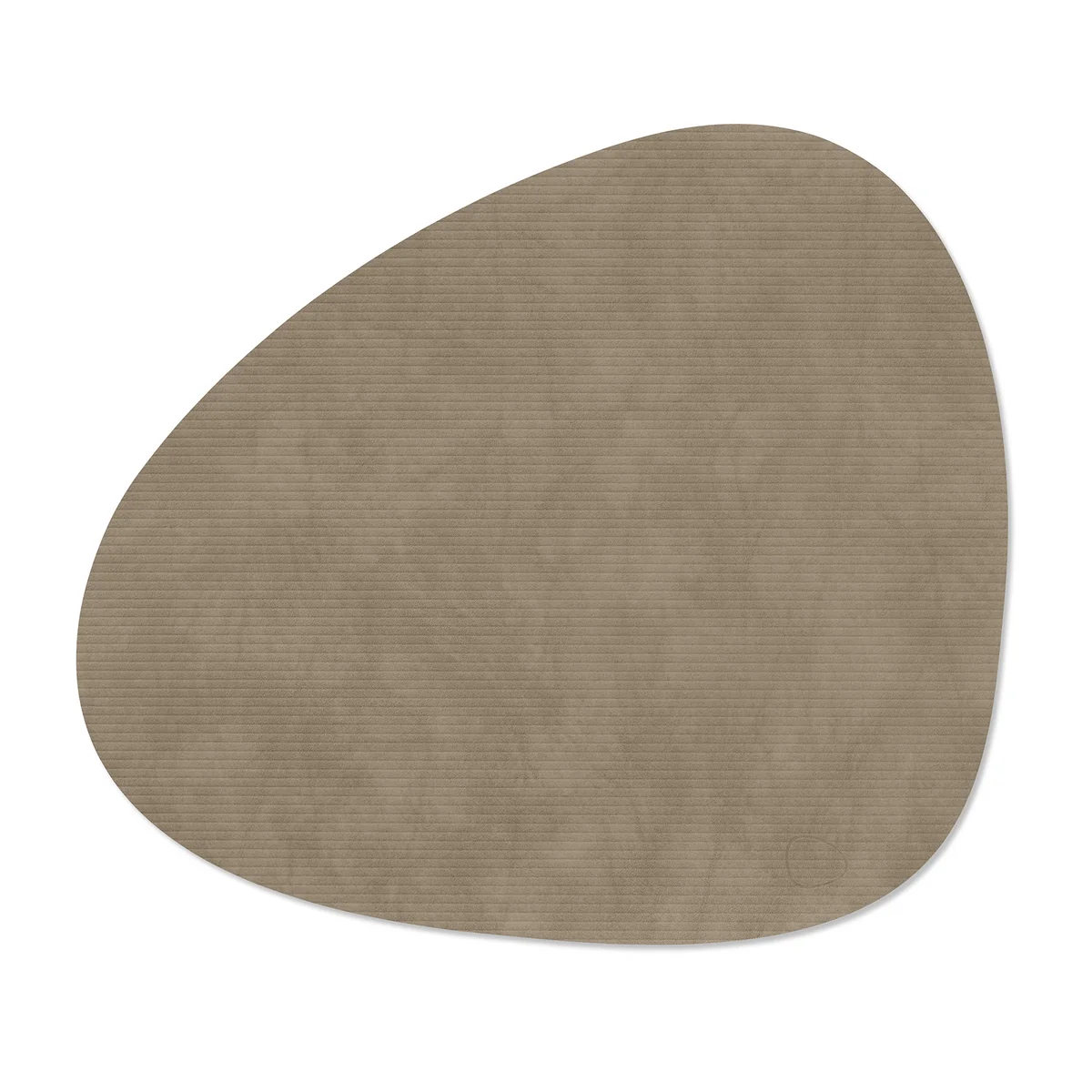 Lind DNA - Set de table Curve L , Corduroy nomade gris Lind DNA - Set de table Curve L , Corduroy nomade gris