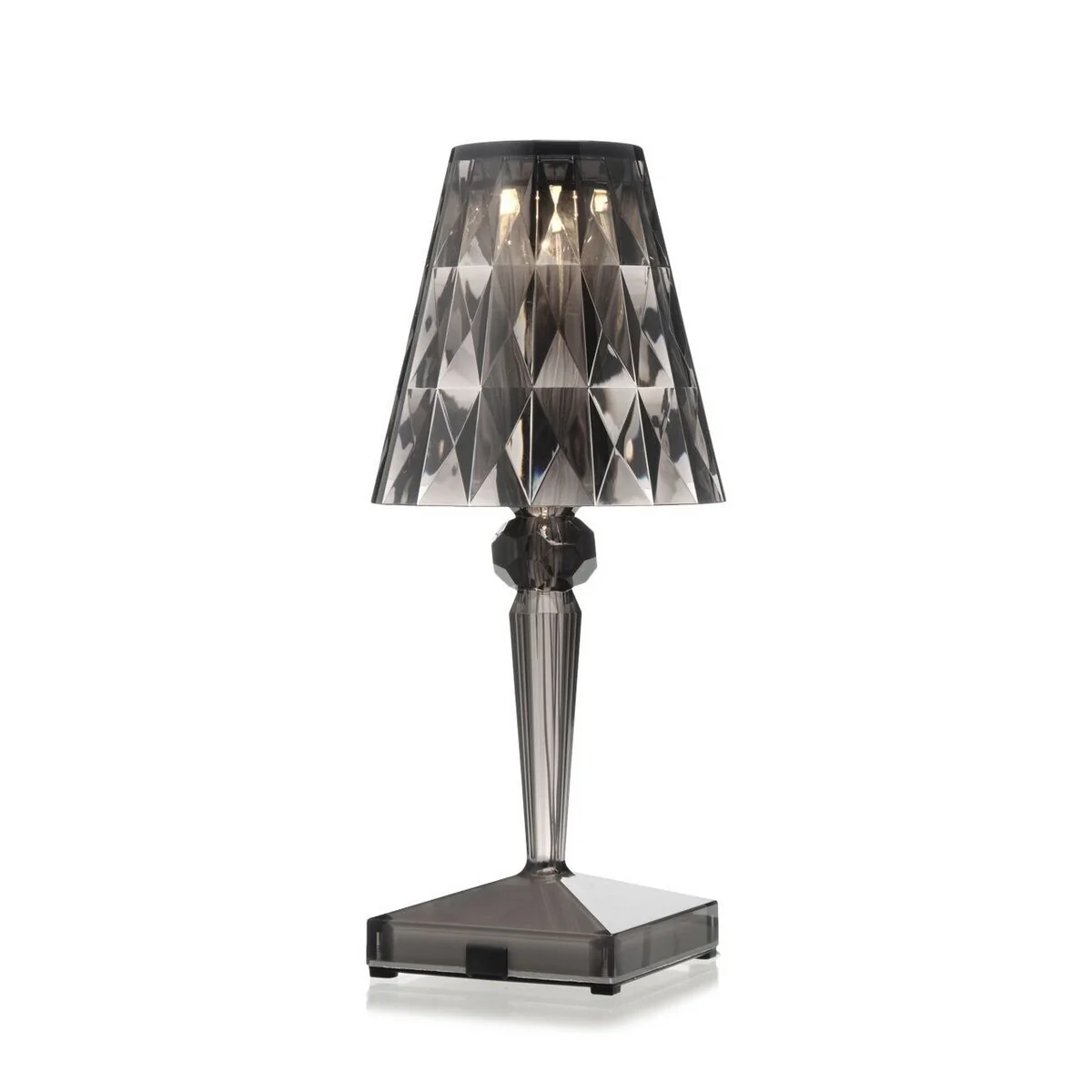 Kartell - Battery Lampe de table à accu H 30 cm, fumé Kartell - Battery Lampe de table à accu H 30 cm, fumé