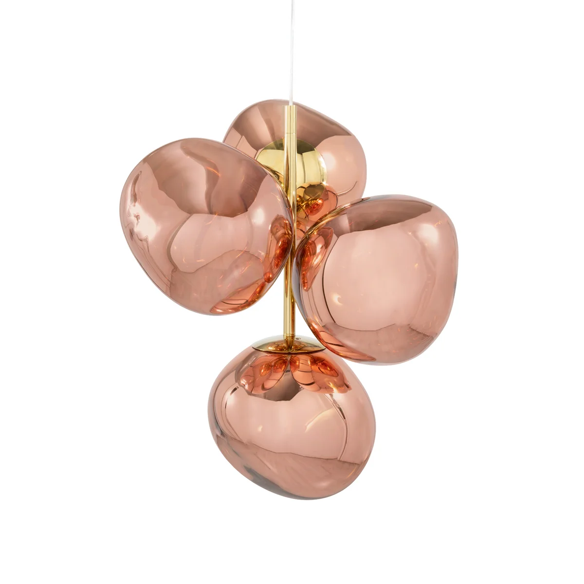 Tom Dixon - Melt Mini LED Lustre, cuivre / or
