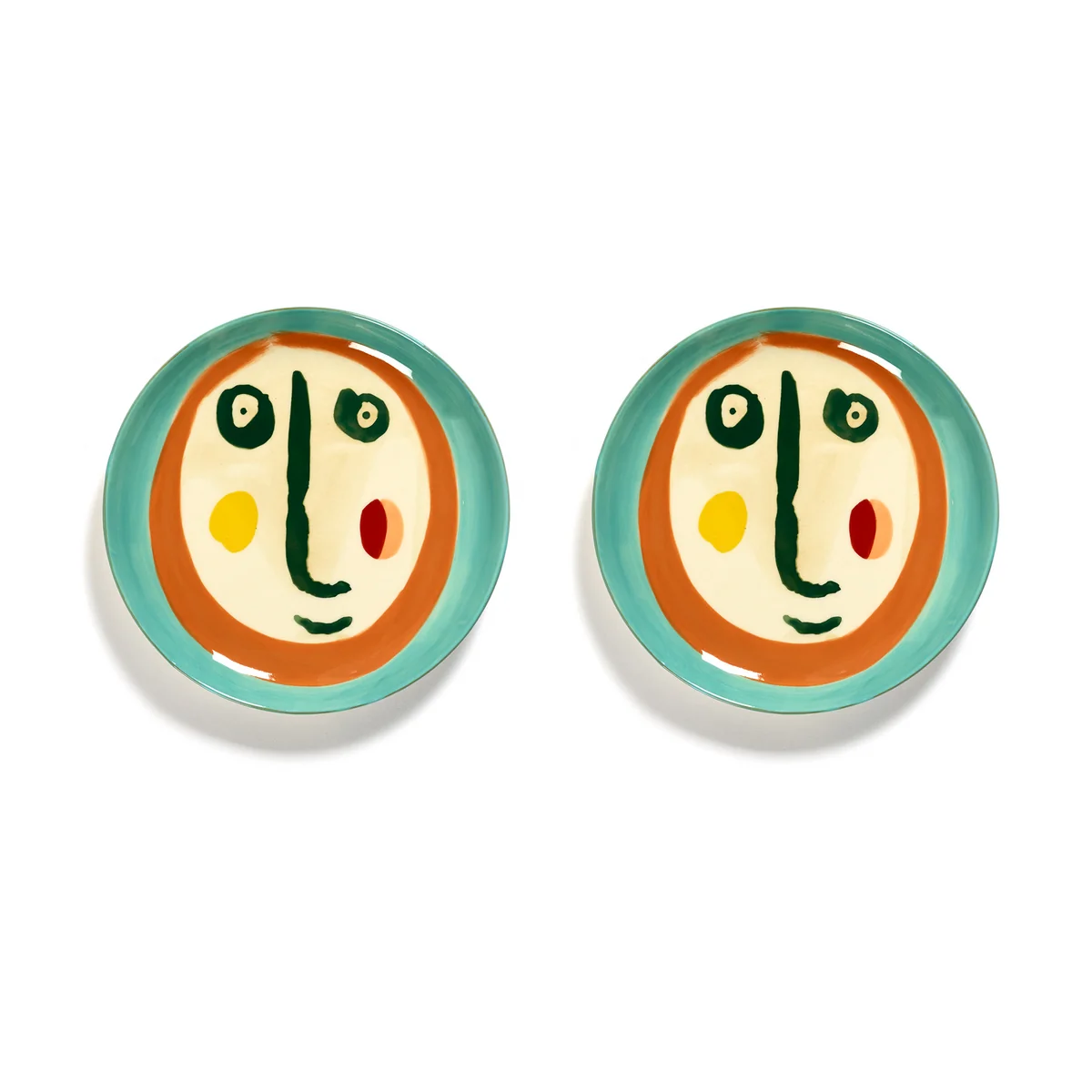Serax - Feast Face 2 Assiette S, mix (lot de 2)